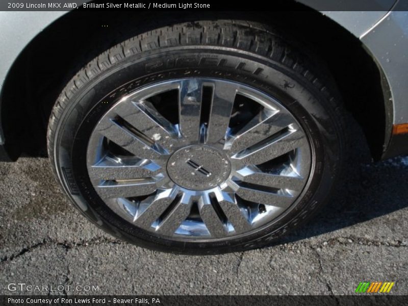 Brilliant Silver Metallic / Medium Light Stone 2009 Lincoln MKX AWD