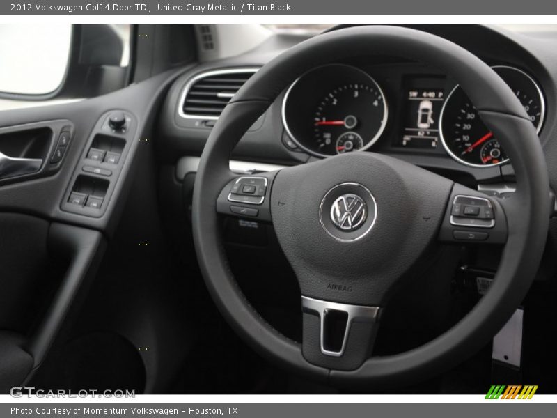 United Gray Metallic / Titan Black 2012 Volkswagen Golf 4 Door TDI