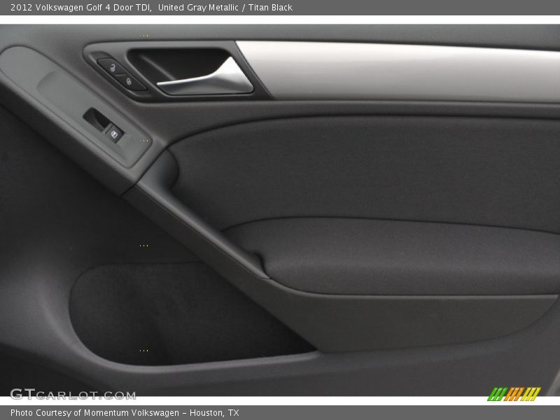 United Gray Metallic / Titan Black 2012 Volkswagen Golf 4 Door TDI