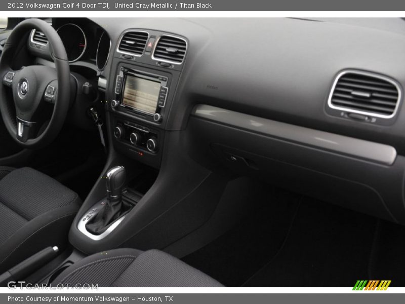 United Gray Metallic / Titan Black 2012 Volkswagen Golf 4 Door TDI