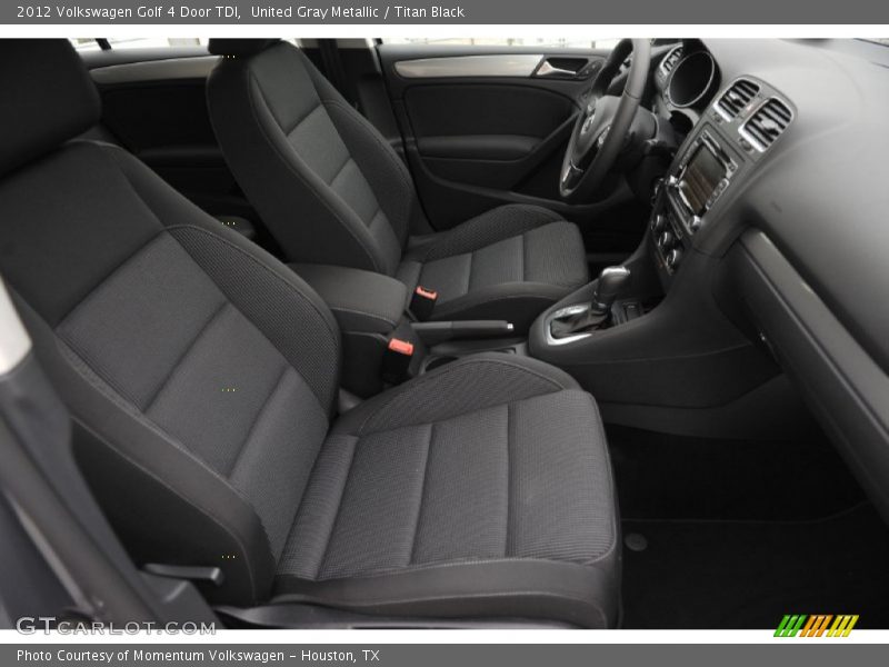 United Gray Metallic / Titan Black 2012 Volkswagen Golf 4 Door TDI