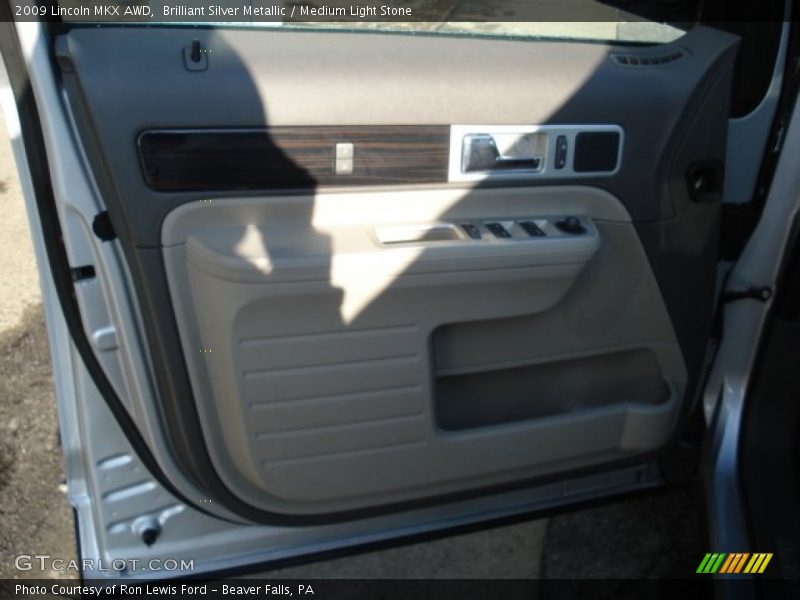 Brilliant Silver Metallic / Medium Light Stone 2009 Lincoln MKX AWD