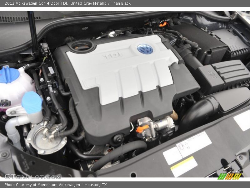 United Gray Metallic / Titan Black 2012 Volkswagen Golf 4 Door TDI