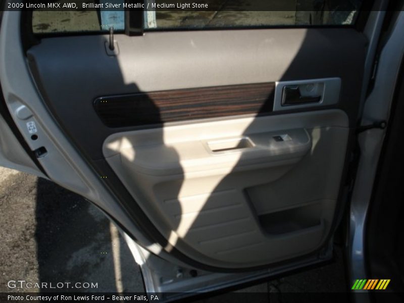 Brilliant Silver Metallic / Medium Light Stone 2009 Lincoln MKX AWD