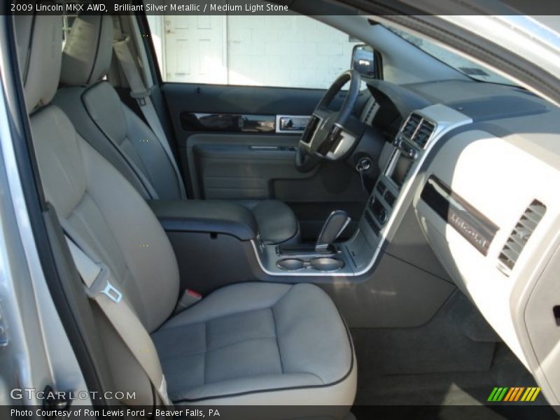 Brilliant Silver Metallic / Medium Light Stone 2009 Lincoln MKX AWD