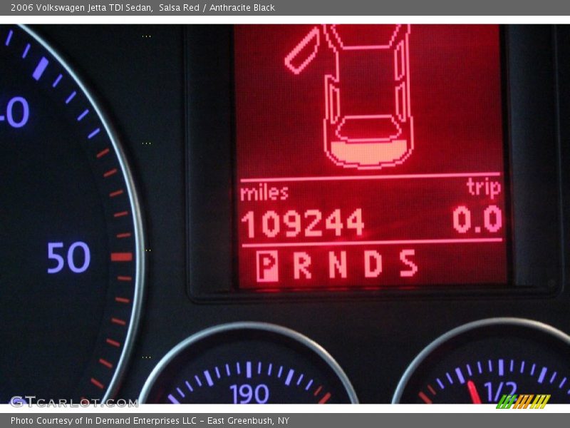 Salsa Red / Anthracite Black 2006 Volkswagen Jetta TDI Sedan