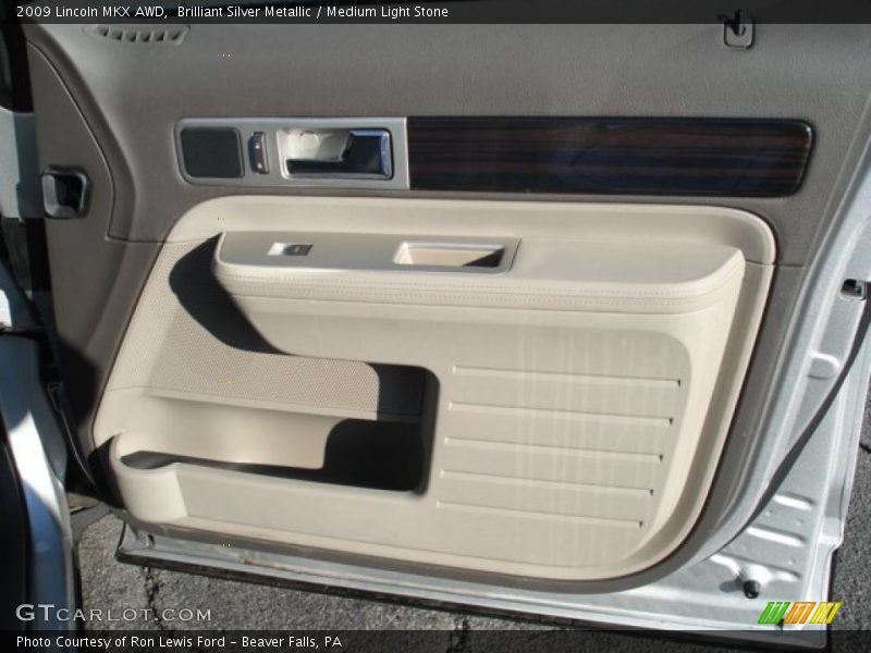 Brilliant Silver Metallic / Medium Light Stone 2009 Lincoln MKX AWD