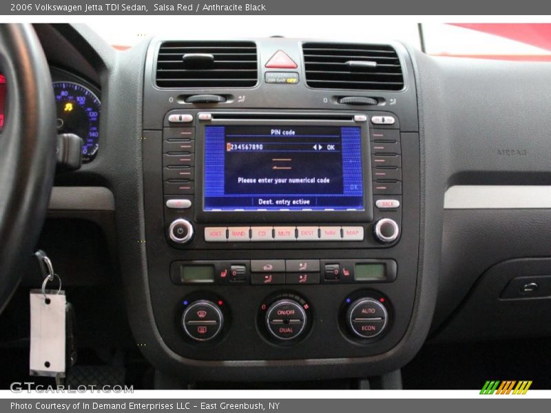 Controls of 2006 Jetta TDI Sedan