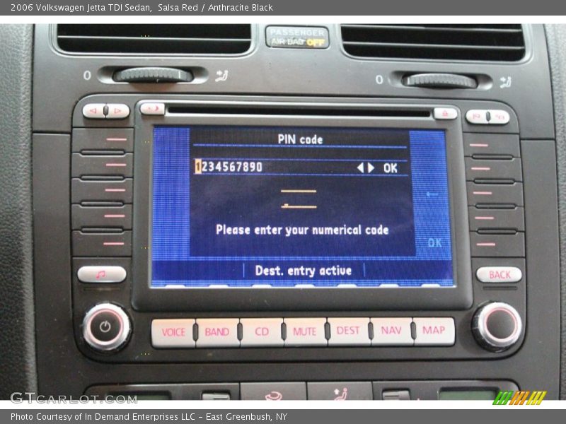 Controls of 2006 Jetta TDI Sedan