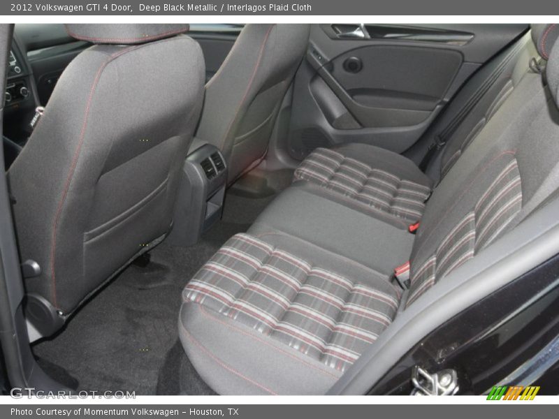  2012 GTI 4 Door Interlagos Plaid Cloth Interior