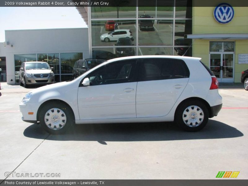 Candy White / Art Grey 2009 Volkswagen Rabbit 4 Door