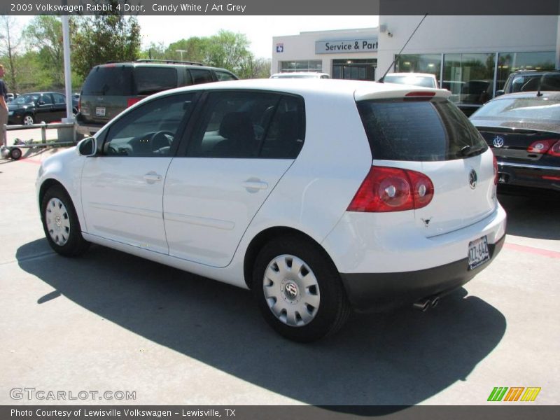 Candy White / Art Grey 2009 Volkswagen Rabbit 4 Door