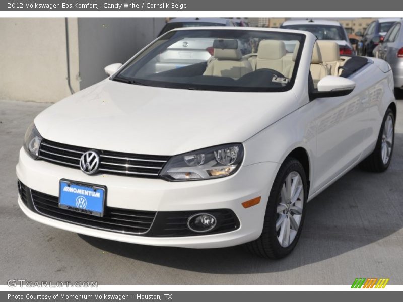 Candy White / Cornsilk Beige 2012 Volkswagen Eos Komfort