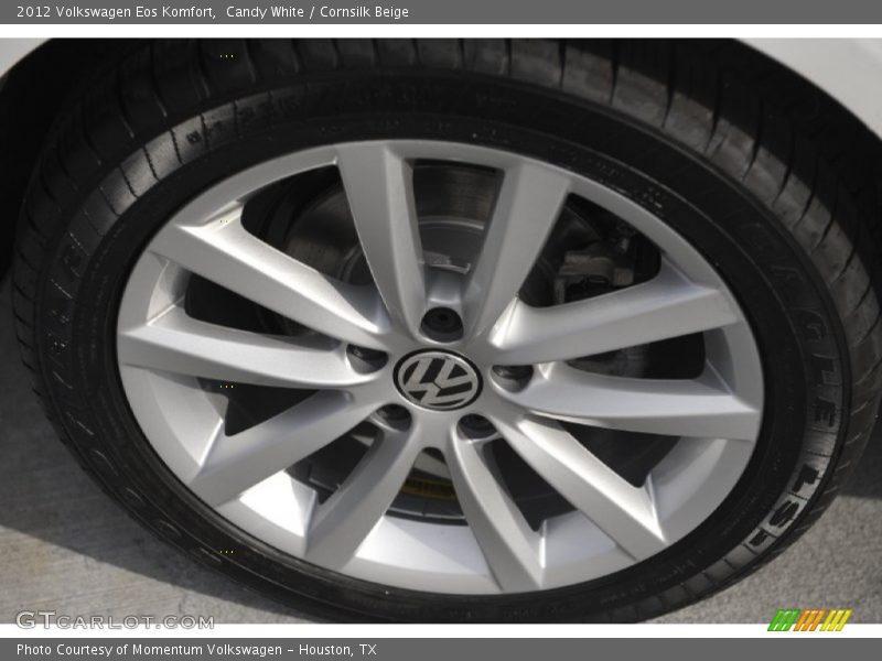 Candy White / Cornsilk Beige 2012 Volkswagen Eos Komfort
