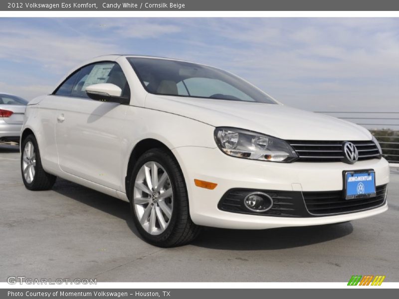 Candy White / Cornsilk Beige 2012 Volkswagen Eos Komfort