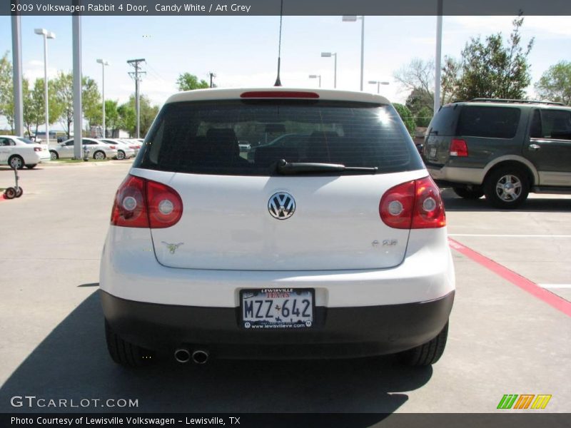Candy White / Art Grey 2009 Volkswagen Rabbit 4 Door