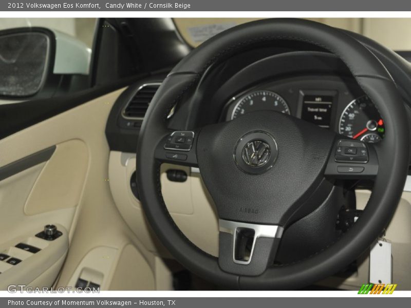 Candy White / Cornsilk Beige 2012 Volkswagen Eos Komfort