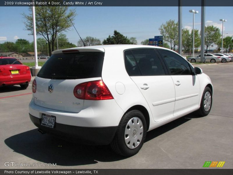 Candy White / Art Grey 2009 Volkswagen Rabbit 4 Door