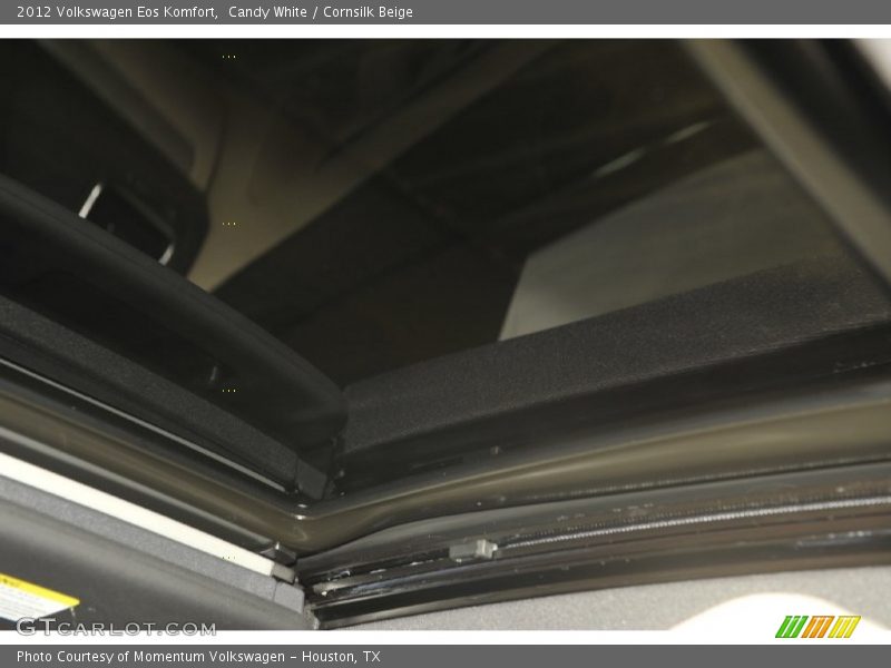 Candy White / Cornsilk Beige 2012 Volkswagen Eos Komfort