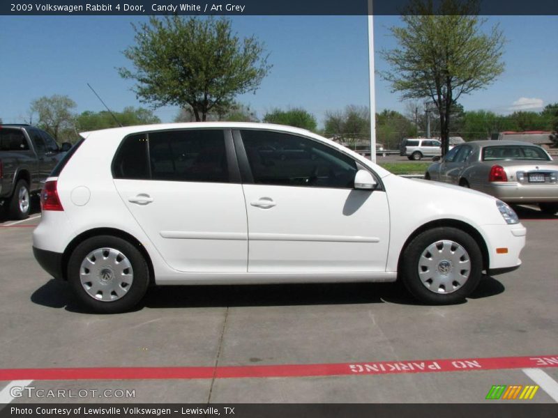 Candy White / Art Grey 2009 Volkswagen Rabbit 4 Door