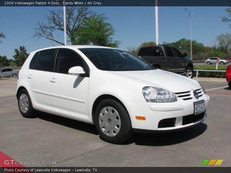 Candy White / Art Grey 2009 Volkswagen Rabbit 4 Door