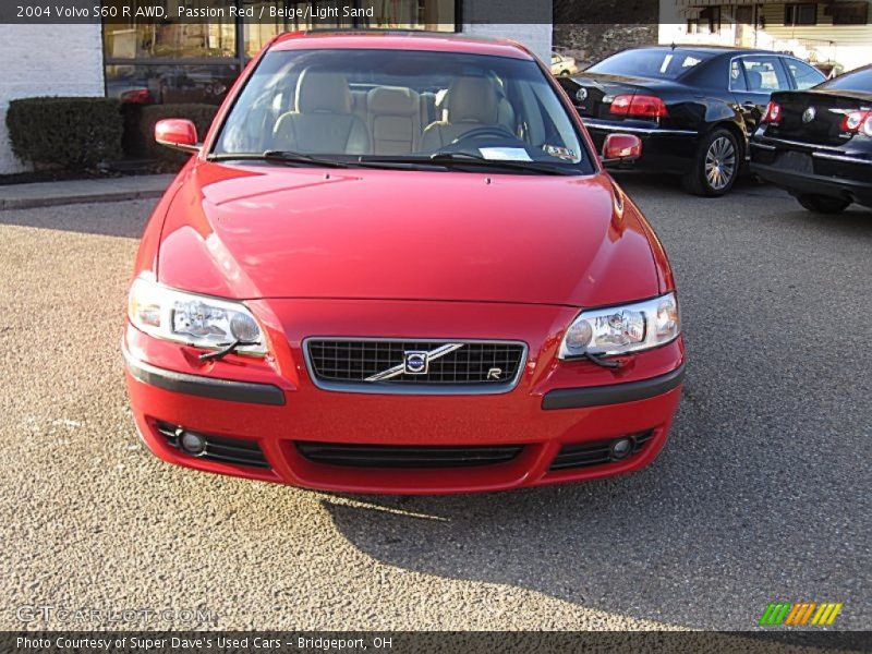 Passion Red / Beige/Light Sand 2004 Volvo S60 R AWD