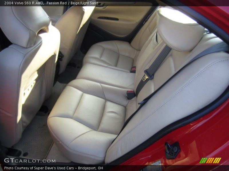Passion Red / Beige/Light Sand 2004 Volvo S60 R AWD