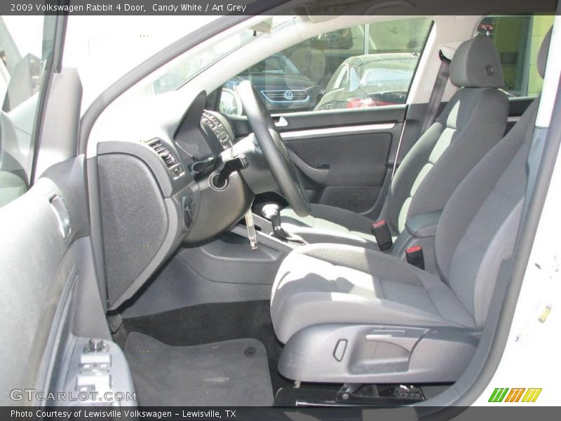 Candy White / Art Grey 2009 Volkswagen Rabbit 4 Door