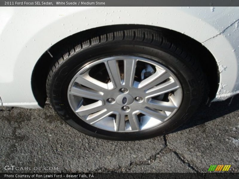 White Suede / Medium Stone 2011 Ford Focus SEL Sedan