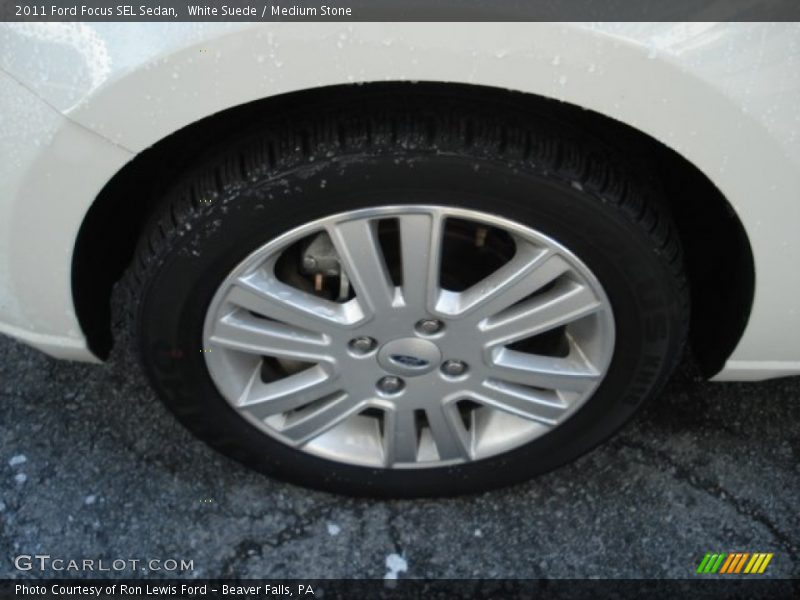 White Suede / Medium Stone 2011 Ford Focus SEL Sedan