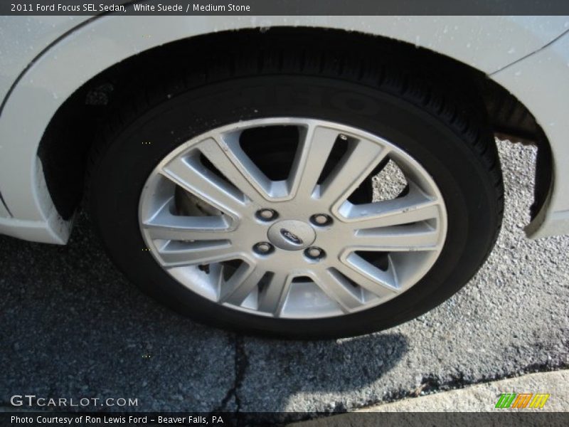 White Suede / Medium Stone 2011 Ford Focus SEL Sedan