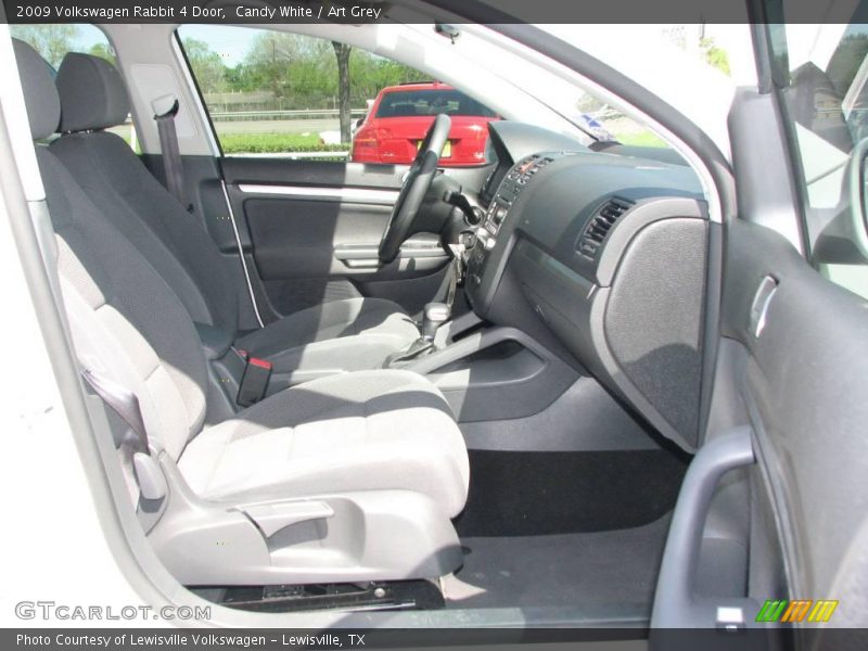 Candy White / Art Grey 2009 Volkswagen Rabbit 4 Door