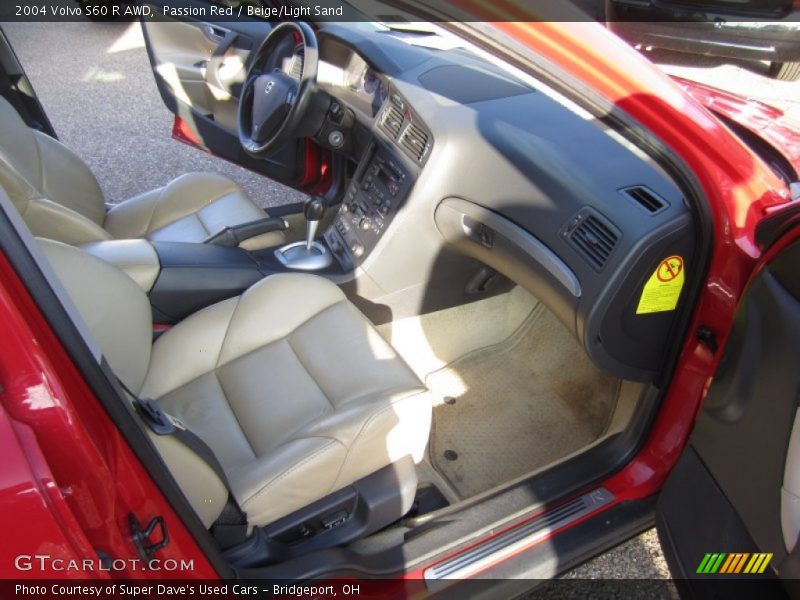 Passion Red / Beige/Light Sand 2004 Volvo S60 R AWD
