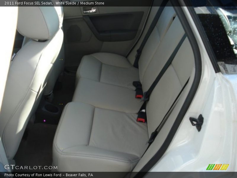 White Suede / Medium Stone 2011 Ford Focus SEL Sedan