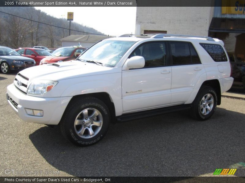 Natural White / Dark Charcoal 2005 Toyota 4Runner Sport Edition 4x4