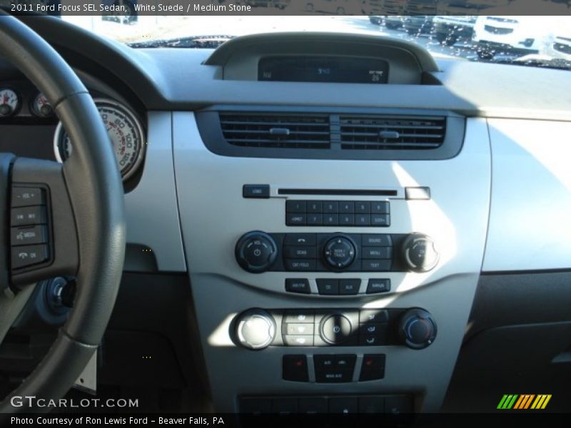 White Suede / Medium Stone 2011 Ford Focus SEL Sedan
