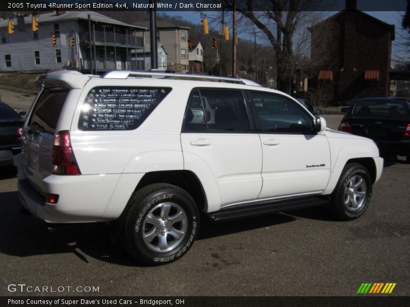 Natural White / Dark Charcoal 2005 Toyota 4Runner Sport Edition 4x4