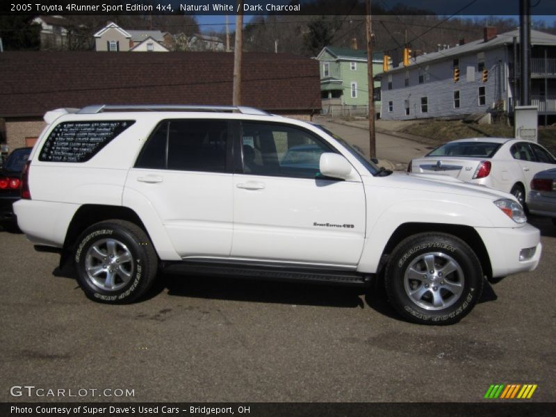 Natural White / Dark Charcoal 2005 Toyota 4Runner Sport Edition 4x4