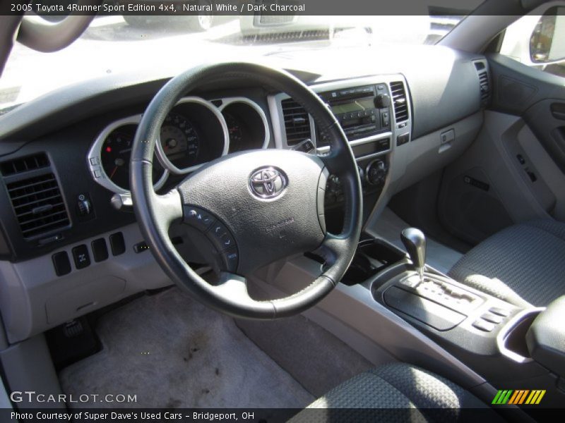 Natural White / Dark Charcoal 2005 Toyota 4Runner Sport Edition 4x4
