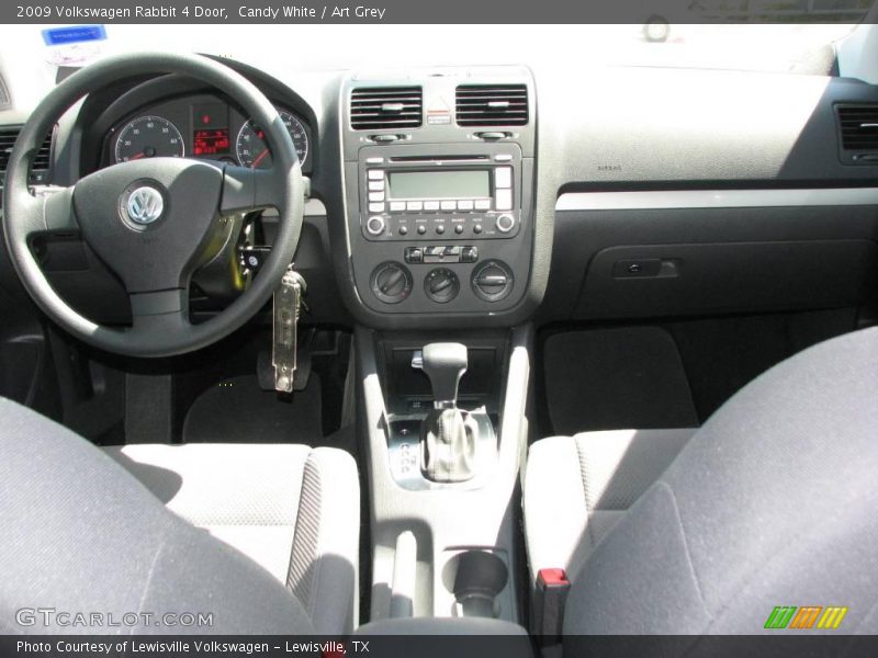 Candy White / Art Grey 2009 Volkswagen Rabbit 4 Door