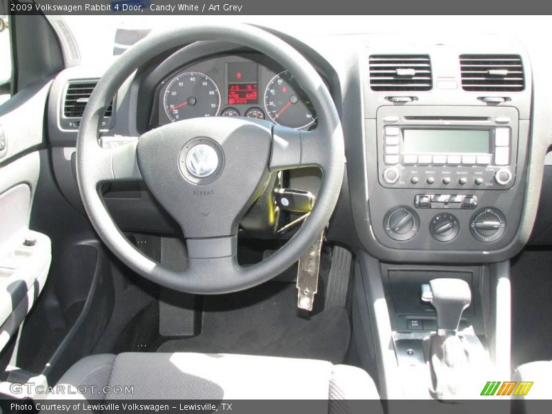Candy White / Art Grey 2009 Volkswagen Rabbit 4 Door