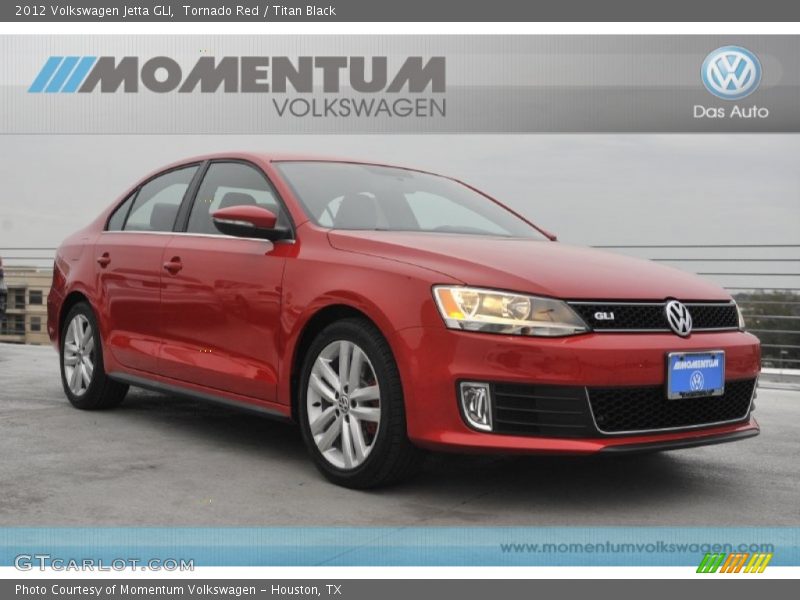 Tornado Red / Titan Black 2012 Volkswagen Jetta GLI