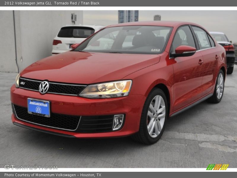 Tornado Red / Titan Black 2012 Volkswagen Jetta GLI