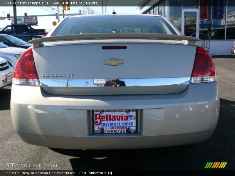 Gold Mist Metallic / Neutral 2010 Chevrolet Impala LT
