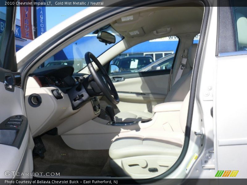 Gold Mist Metallic / Neutral 2010 Chevrolet Impala LT