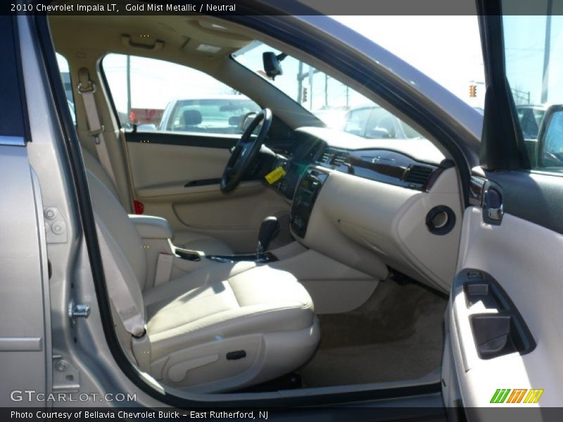 Gold Mist Metallic / Neutral 2010 Chevrolet Impala LT