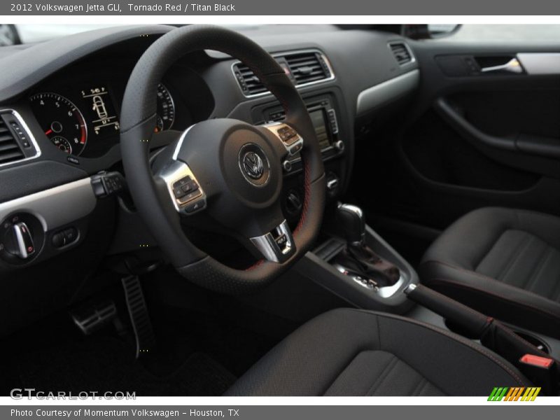 Tornado Red / Titan Black 2012 Volkswagen Jetta GLI