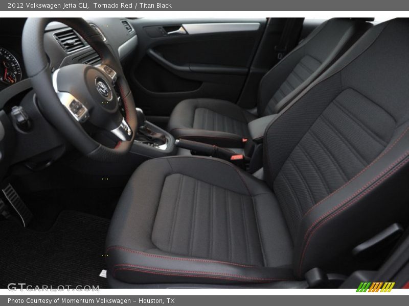 Tornado Red / Titan Black 2012 Volkswagen Jetta GLI