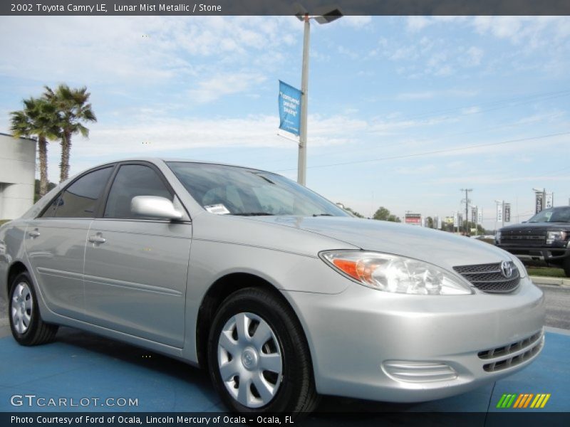 Lunar Mist Metallic / Stone 2002 Toyota Camry LE