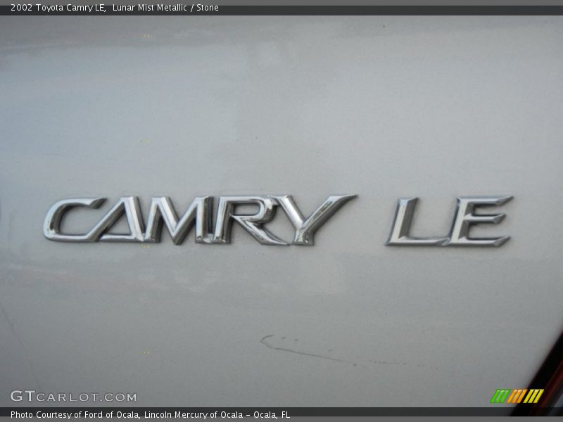 Lunar Mist Metallic / Stone 2002 Toyota Camry LE